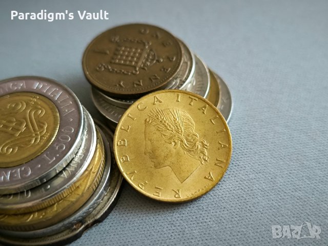 Монета - Италия - 20 лири | 1983г., снимка 2 - Нумизматика и бонистика - 43450356