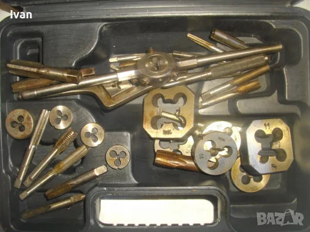 РЕЗБОНАРЕЗНИ ПЛАШКИ МЕТЧИЦИ 38 броя РАЗЛИЧНИ SS SSH ПРОФЕСИОНАЛНИ NIPEL NORIS NITEX MEX В КУФАР, снимка 17 - Други инструменти - 48412752