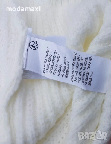 7XL Нов  пуловер Kiabi в бяло, снимка 10 - Блузи с дълъг ръкав и пуловери - 52241806