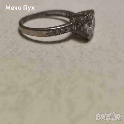 Сребърен пръстен (185), снимка 7 - Пръстени - 43051666