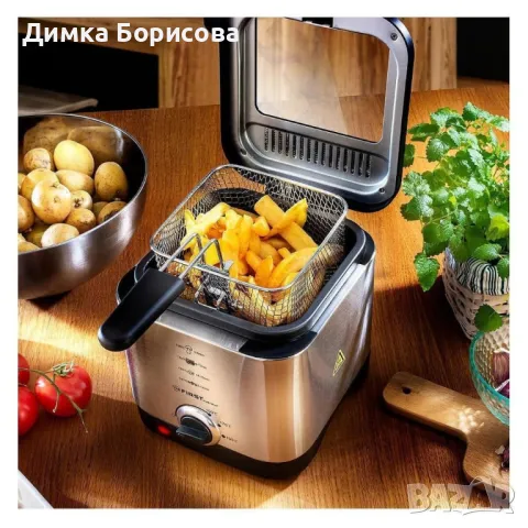 Фритюрник с вместимост 1,5 литра, мощност 900 W FIRST, снимка 1