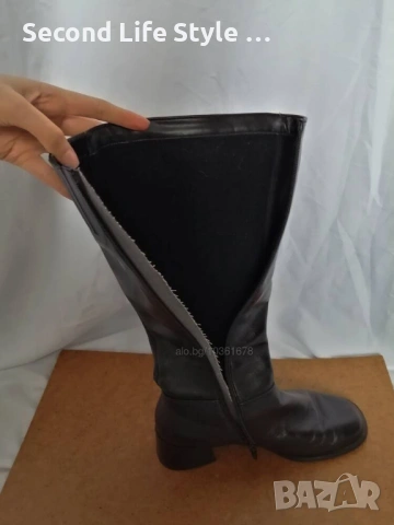 № 39 дамски ботуши естествена кожа, снимка 11 - Дамски ботуши - 53336758
