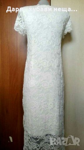 Дантелена рокля с голяма еластичност🍀❤M,L❤🍀арт.4256, снимка 2 - Рокли - 36854787