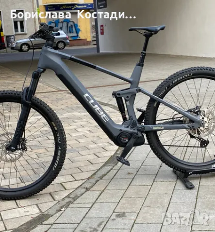 Електрически планински велосипед  E-MTB Carbon Fully Cube Stereo Hybrid 140 HPC Race L 750Wh