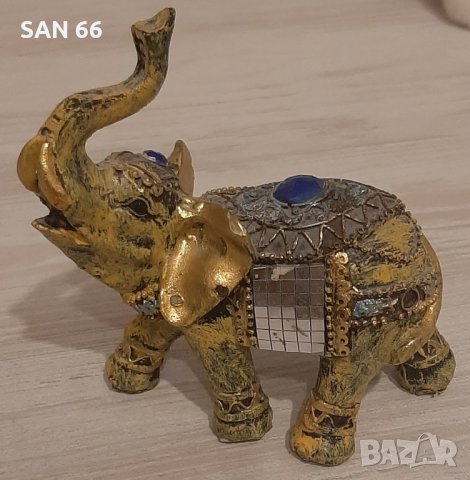 Златисто,индийско слонче,с богата украса, снимка 5 - Декорация за дома - 43567310
