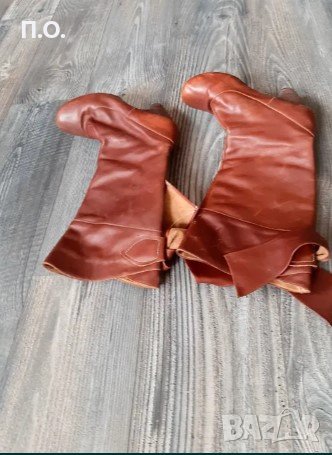 Продавам дамски ботуши 39 номер естествена кожа, снимка 3 - Дамски ботуши - 43950841