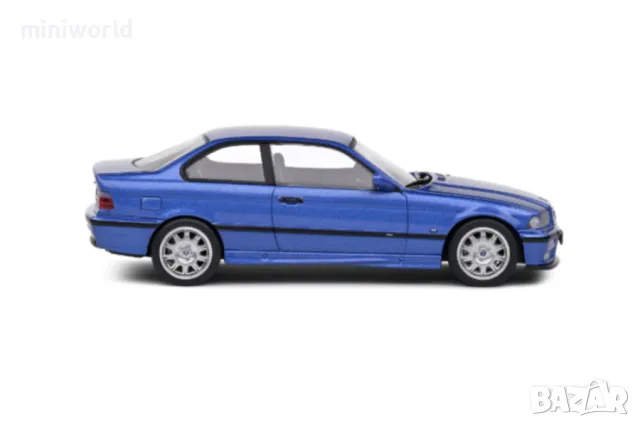 BMW M3 Coupe E36 1999 - мащаб 1:43 на Solido моделът е нов в PVC дисплей-кейс, снимка 14 - Колекции - 43177873