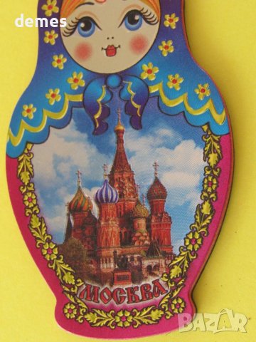 Автентичен стерео магнит-матрьошка от Русия