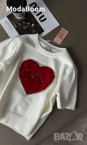 Miu Miu дамски блузи два цвята , снимка 10 - Блузи с дълъг ръкав и пуловери - 48246496