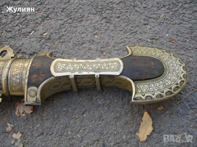 ГОЛЯМА КАМА НОЖ КУМАЯ ХАНДЖАР КОРТИК , снимка 2 - Антикварни и старинни предмети - 51308428