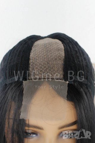 Права черна перука Сиена, снимка 7 - Аксесоари за коса - 37778290