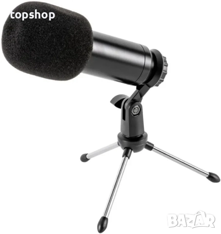 НОВ Комплект звукова карта с кондензаторен микрофон, аудио интерфейс за стрийминг, подкастинг, снимка 3 - Ресийвъри, усилватели, смесителни пултове - 51598177