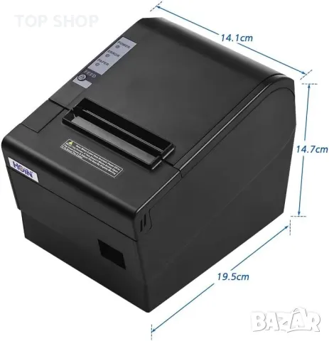 Принтер за етикети Hoin 80mm HOP-E802 термален, снимка 5 - Принтери, копири, скенери - 48788756