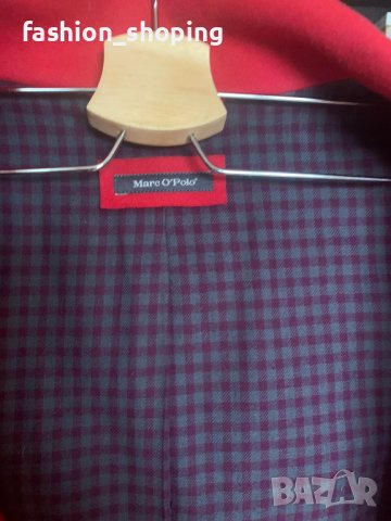 Кокетно късо червено палто Marc O'Polo (вълна и кашмир), размер 36, снимка 9 - Палта, манта - 39008929