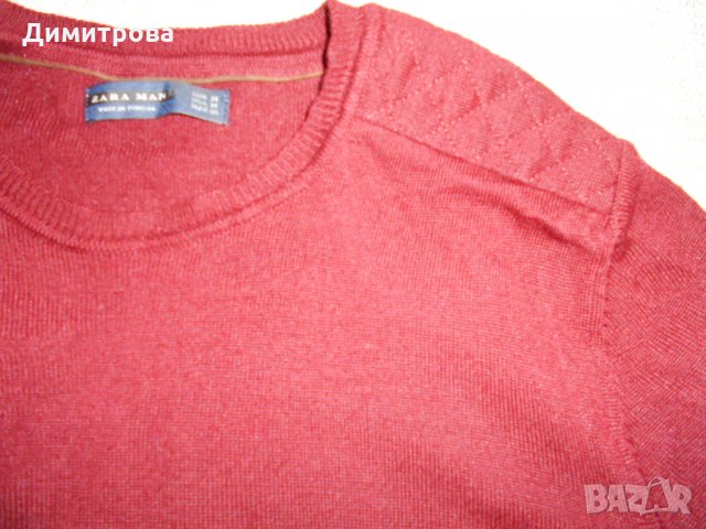 ZARA Man - фин пуловер с вълна, снимка 3 - Пуловери - 28981395