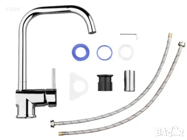 НОВИ! Смесител за кухня водоспестяваща Eco-Click функция 002, снимка 4 - Смесители - 50595469