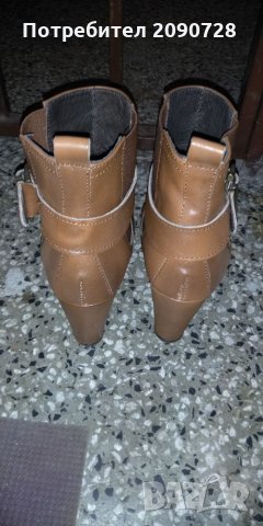 Боти от естествена кожа, снимка 3 - Дамски боти - 27142123