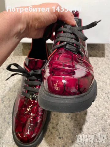 Обувки в цвят бордо, снимка 7 - Дамски ежедневни обувки - 49833252