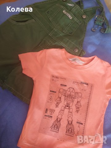 Къси гащи и блузка - Лот  за момче, снимка 2 - Комплекти за бебе - 28736905