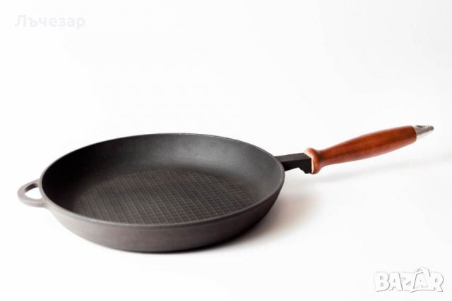 Чугунен тиган обикновен, от 20см до 28см, снимка 9 - Съдове за готвене - 10328282