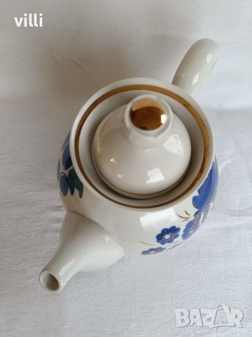 Порцеланов чайник - СССР, снимка 4 - Аксесоари за кухня - 43438433