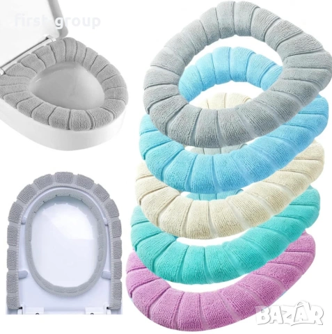 Пухкаво покривало за тоалетна седалка, мека подложка за тоалетна чиния, снимка 3 - Други стоки за дома - 53047369