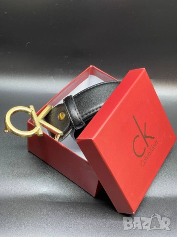 колани от естествена кожа в кутя ysl saint laurent calvin klein, снимка 4 - Колани - 51439628