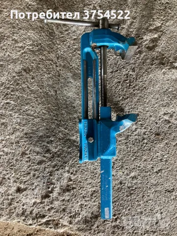 Професионално настолно менгеме Heuer 140 мм, снимка 4 - Менгемета - 50392983