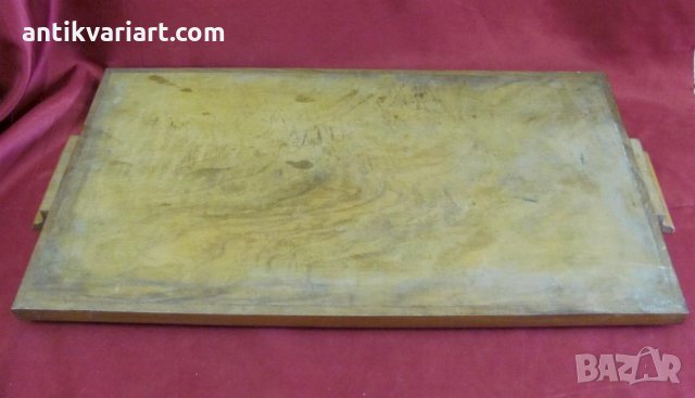 Стар Дървен Поднос Основа за Шах, снимка 6 - Антикварни и старинни предмети - 27679266