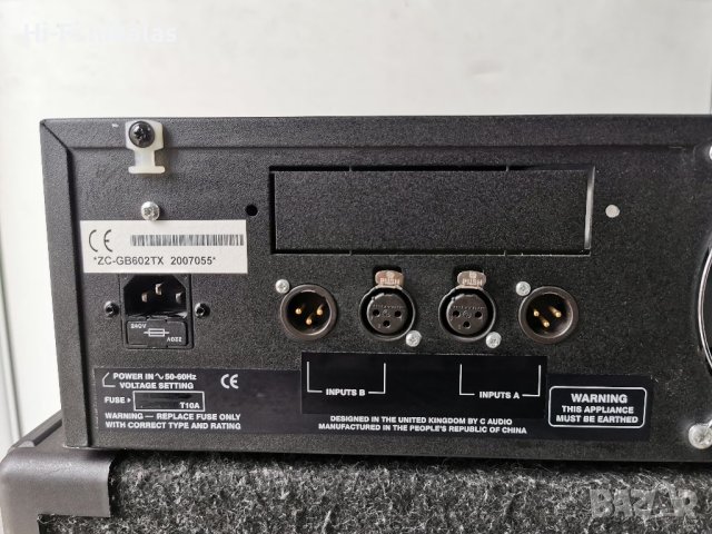 КАТО НОВО!!! Професионално крайно стъпало AUDIOVIAS C audio GB602tx, снимка 7 - Ресийвъри, усилватели, смесителни пултове - 40330130