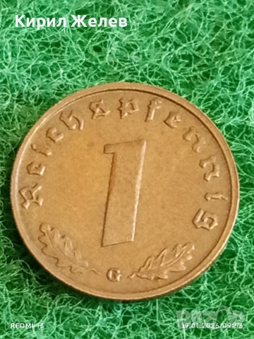 Две монети 1 / 2 райхсфенинг 1938г. Трети Райх Германия с свастика 53322, снимка 5 - Нумизматика и бонистика - 53147453