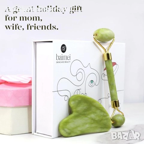 Уред за масаж на лице с нефрит за гладко и красиво излъчване, снимка 6 - Масажори - 42903744