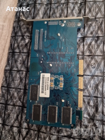 3бр. AGP VGA - Asus GF6200 128MB + GF6200 128MB + GEFORCE M400F1P 64 MB, снимка 12 - Видеокарти - 51690584