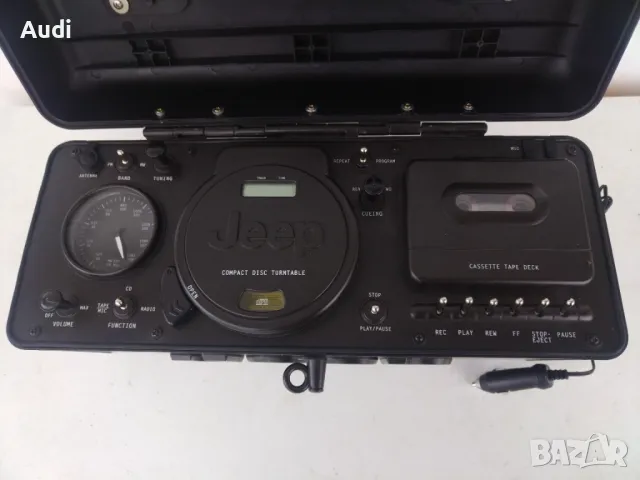 Радио-касетофон и диск на фирмата Roadstar, изработено по поръчка за автомобилната компания Jeep.  С, снимка 9 - Радиокасетофони, транзистори - 44642212