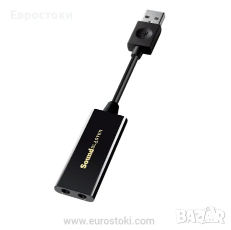 Звукова карта Creative Labs Sound Blaster Play! 3, външен USB звуков адаптер за Windows и Mac