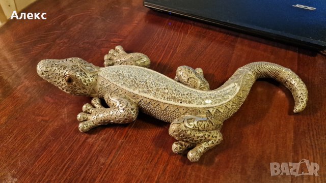Голям гущер, 40см Нов!, снимка 2 - Антикварни и старинни предмети - 42964908