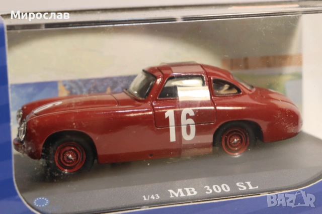 1:43 AMERICAN MINT MERCEDES BENZ 300 КОЛИЧКА РАЛИ МОДЕЛ, снимка 3 - Колекции - 53445094