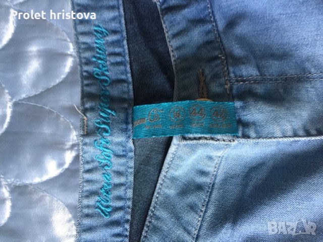 Светло сини дънки, еластични, нови, снимка 2 - Дънки - 37812473