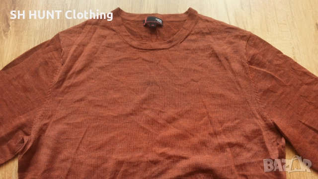 Dressmann 100% Merino Wool размер L / XL блуза 100% Мерино вълна - 1512, снимка 3 - Блузи - 52518749