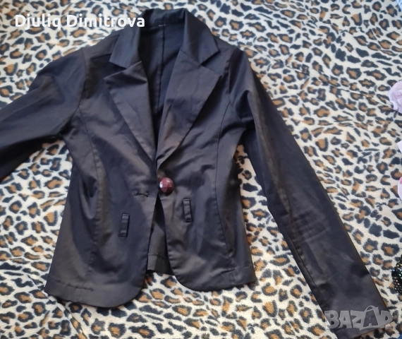 дамско черно сако 