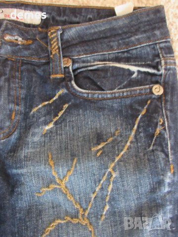 Дънки за момиче размер 28/32 с ефекти, снимка 5 - Детски панталони и дънки - 51231194