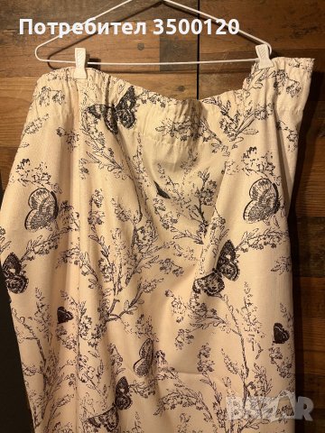 Бежови завеси с черни пеперуди, снимка 3 - Други - 43125564