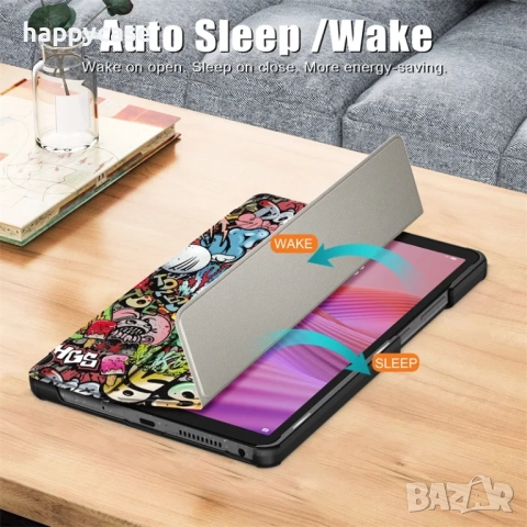 Lenovo Tab One 8.7" 2025 / Кожен калъф смарт кейс за таблет, снимка 7 - Таблети - 52008475