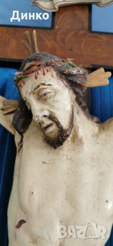 Голям църковен кръст120см.-74см. от 19век., снимка 9 - Антикварни и старинни предмети - 28846163