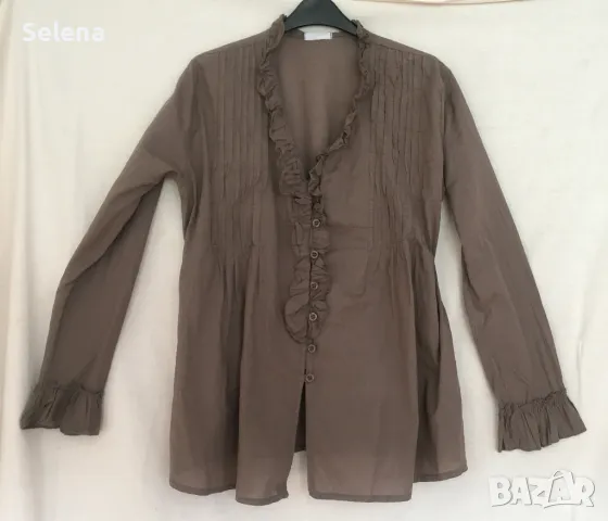 кафява риза