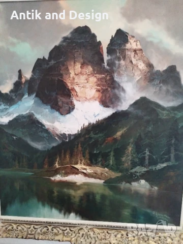 Маслена картина от Arno Lemke , снимка 4 - Антикварни и старинни предмети - 50527818