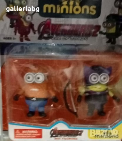 Фигурки на миньоните супергерои / Marvel Avengers, Minions