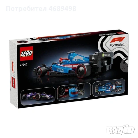 LEGO Speed Champions F1 Racing Car Visa Cash – Formula 1 болид конструктор – официален F1 модел, снимка 2 - Конструктори - 53169774