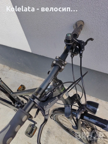 28" Kalkhoff, S размер 46см, дамски трекинг градски алуминиев велосипед, снимка 4 - Велосипеди - 53035606