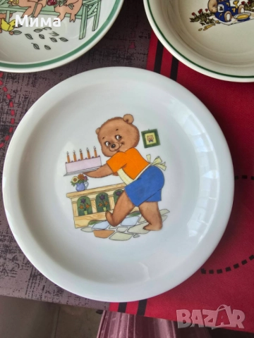 Порцеланови купички и чинии с детски мотиви, снимка 8 - Чинии - 51542520